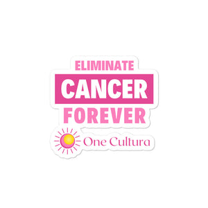 Cancer Gone Bubble-free stickers