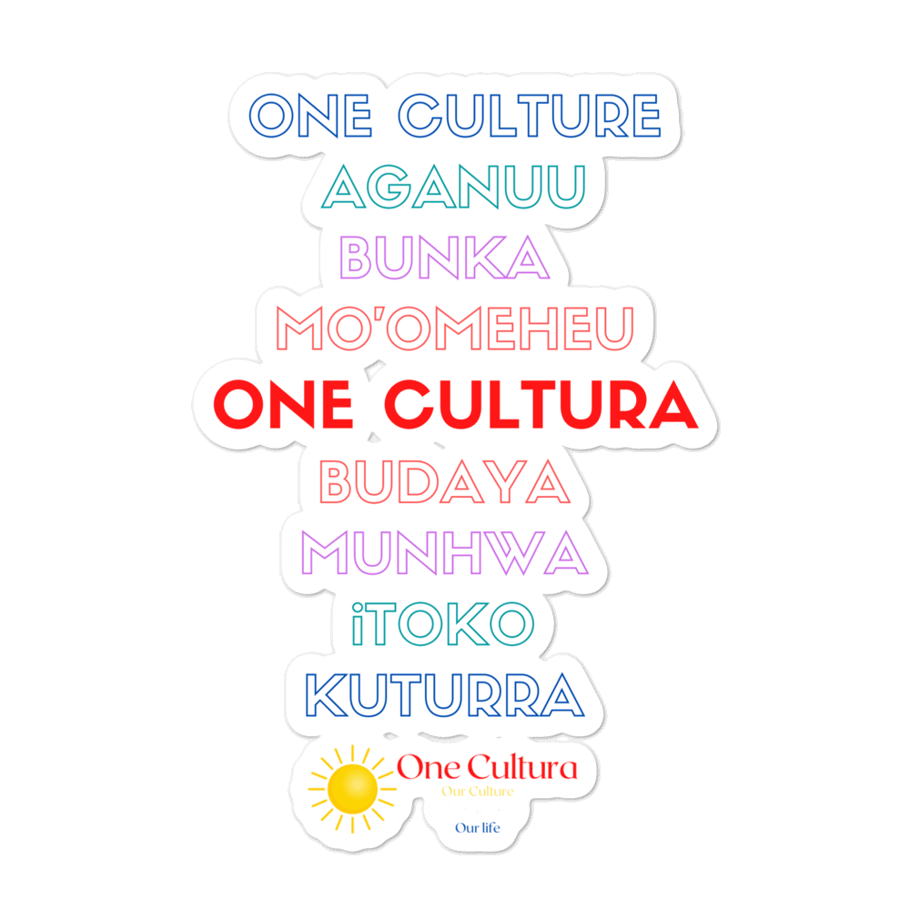 Cultura Languages Bubble-free stickers